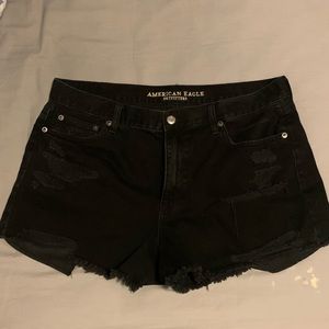 American Eagle Black Denim Shorts!